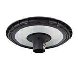 LED Straßenleuchte, rund, 60 W, 6000 lm, 3000 K (warmweiß), IP65, Parkanlage.