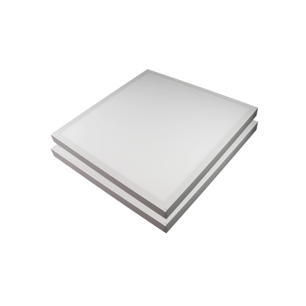 2er Pack LED BackLit Panel UGR<19, 62x62 cm, inkl Aufbaurahmen, 36W, 3600lm, 4000K.