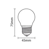 LED-Filament-Leuchtmittel, 2 W, 200 Lumen, E27, 2700 K.