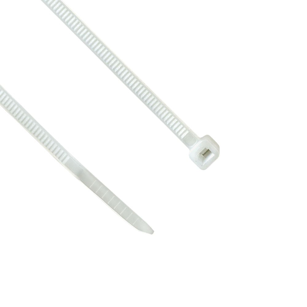 Kabelbinder, 3,6mm, natur, 100 Stück, 203 x 3,6 mm.