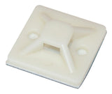 Klebesockel für Kabelbinder 30 x 30 mm Set aus 25 Stück.