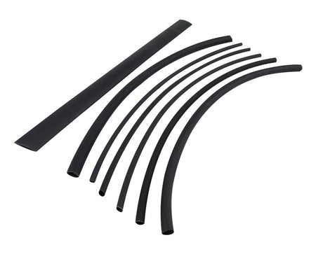 Klebe-Schrumpfschlauch 3:1, 6,4 mm, 1 m, Farbe schwarz, einzeln verpackt.