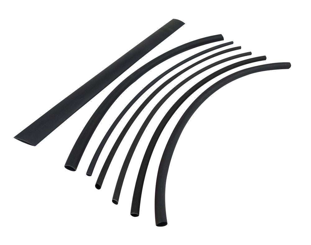 Klebe-Schrumpfschlauch 3:1, 12,7 mm, 1 m, Farbe schwarz, einzeln verpackt.