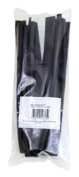 Klebe-Schrumpfschlauch 3:1, 6,4 mm, 1 m, Farbe schwarz, einzeln verpackt.
