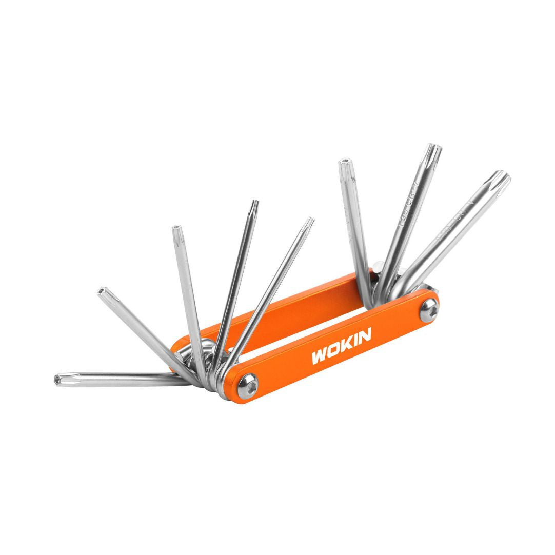 Winkelschraubendreher-Satz Torx, Alu-Klapphalter, 8er.