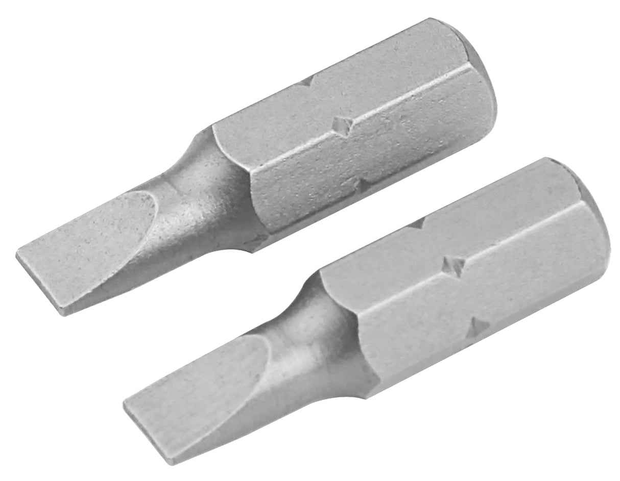 Schraubendreher-Bitsatz, 2er, SL 1,2 x 6,5 x 25 mm.