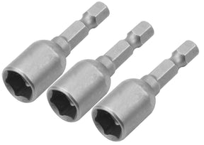 Stecknuss-Bitsatz, 1/4" x 48 mm, 1/4".