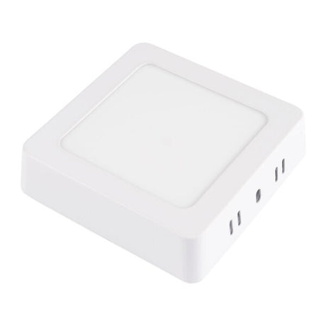 LED-Aufbaupanel,  6W, 480lm, 2800K, viereckig.