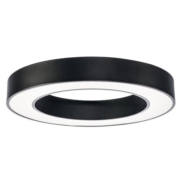 LED-Deckenleuchte, 64 W, 4800 lm, rund, schwarz, 2700 K
