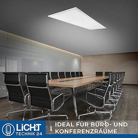 6er Pack LED-Panels, Backlit, 36 W, 120x30 cm, 6000K.