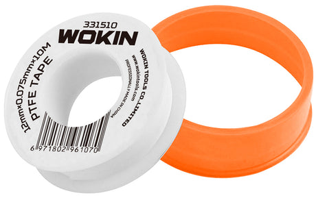 Gewindedichtband PTFE 10 m, 0,075 mm x 0,35 g/cm³.