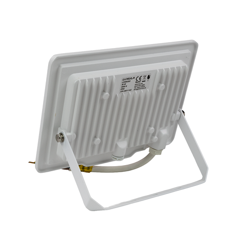 LED-Fluter, 30 W, 4000 K (neutralweiß), 3000 lm, weiß, IP65.