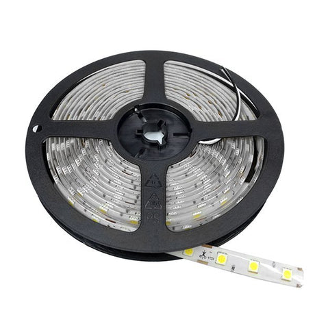 LED-Streifen, 3600 lm, 24V, warmweiß, 60 LEDs/m, IP54, 5m, 10mm.