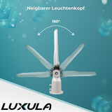 LED Straßenleuchte, grau, 50 W, 6000 lm, 4000 K (neutralweiß), IP65, Wand- und Mastmontage.