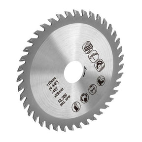 Kreissägeblatt, TCT, 115 mm x 40 T x 22,2 mm.