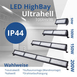 HighBay, linear, 50 W, 5000 lm, Hallenleuchte, IP44, 4500K.