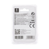 Rundsteckverbinder, isoliert, 15 Stk., 3,5 - 5 mm², 24,5 x 8 x 6,2 mm, gelb.