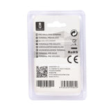 Gabel-Kabelschuhe, isoliert, 15 Stk., 5,5 - 6 mm², 25,5 x 9,8 x 6,7 mm, gelb.