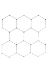 LED Deckenleuchte, HexaForm, 8er Set, 6500 K (kaltweiß), Hexagon Leuchte, Garagenlampe, Salon Beleuchtung