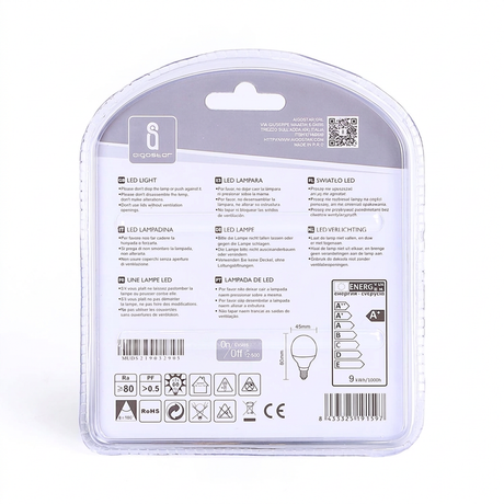 LED Leuchtmittel, E14, 9 W, 840 lm, 6400 K, 2 Stk.