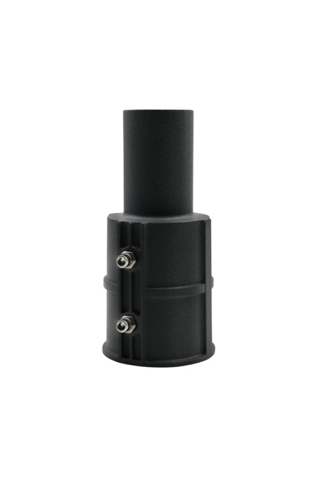Straßenleuchten Adapter, 80 zu 60 mm, in schwarz, fix.