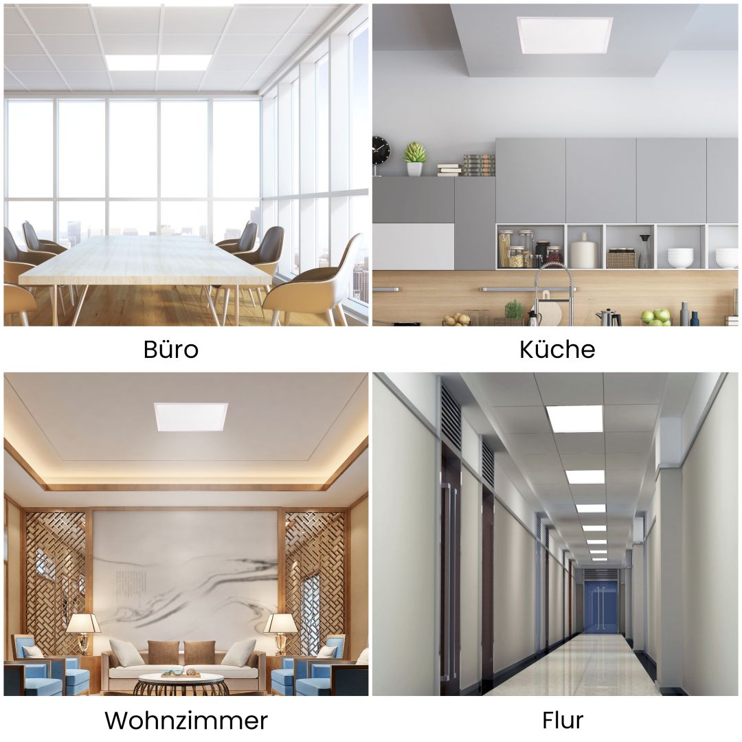 LED Panel, 62x62 cm, 36 W, 3600 lm, 6000 K, UGR<19,Philips Driver.