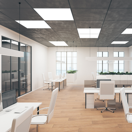 LED BackLit Panel, 62x62 cm, inkl Aufbaurahmen, 36W, 3600lm, 4000K, ECO Line.