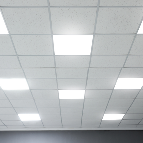 6er Pack LED-Panels, 62x62 cm, inkl Aufbaurahmen, 4000 K, 36 W, 3600 lm, Back-Lit, inkl Netzteilen.