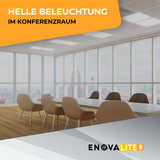 4er Pack LED Panel, 62x62 cm, 36 W, 3600 lm, Rasterdeckenleuchte, 4000 K, inkl Philips Netzteil.