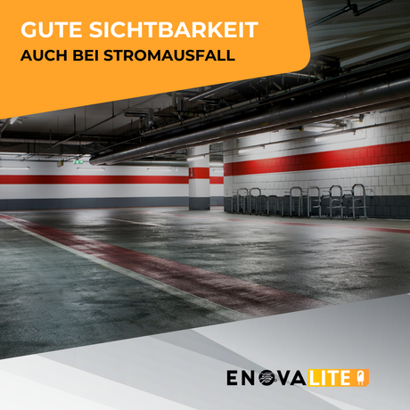 2er Pack LED-Fluchtwegleuchte, Notbeleuchtung mit Notstromakku 3h, TEST-Funktion, Rettungszeichenleuchte inkl 4 Richtungspfeilen, IP65.