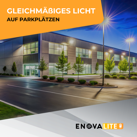 Solar-Straßenleuchte PRO, Parkplatzleuchte, 30W PV, 4300lm, 6500K, IP65.