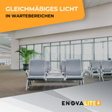4er Pack LED CCT Panel mit Fernbedienung, dimmbar, 62x62 cm, 36 W, 3600 lm.