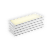 5er Pack LED Panel, 120x30 cm, 36 W, 3600 lm, 3000 K, Philips Driver.