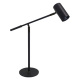 LED-Tischleuchte, schwarz, aus Aluminium, 1-flammig, GU10-Fassung, IP20.