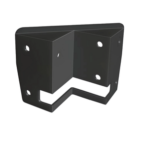 Eckwandhalterung für LED Fluter LX400190 bis LX400193, Eckmontage, Außenecken.