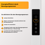 LED Büro-Stehleuchte Up&Down mit Sensor, 110W, 10.500lm, 4000K, UGR<16, CRI>98, dimmbar.