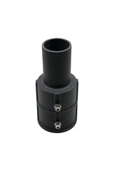 Straßenleuchten Adapter, 80 zu 60 mm, in schwarz, fix.