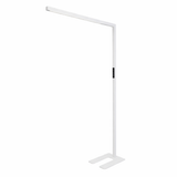 LED-Büro-Stehleuchte, Up/Down, UGR<16, CRI98, dimmbar, 45 W, 1940 x 40 x 1050 mm, 3500 lm, weiß