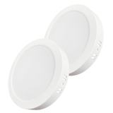 LED Aufbauleuchte in Weiß, 12 W, 230 V, IP44-geschützt, 1200 lm, Lichtfarbe einstellbar, Ø175x34 mm, Deckenleuchte mit Diffusor, Badezimmerlampe