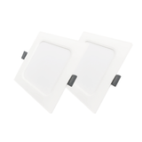 LED Einbauleuchte in Weiß, 24 W, 230 V, IP44-geschützt, 2400 lm, Lichtfarbe einstellbar, 295x29 mm, Einbaustrahler mit Diffusor, Badezimmer Deckenleuchte