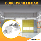 2er Pack LED Feuchtraumleuchte PRO, 150cm, 50W, 6000lm, 4000K (neutralweiß), IP65, OSRAM-Netzteil, Steckklemme, durchschleifbar.
