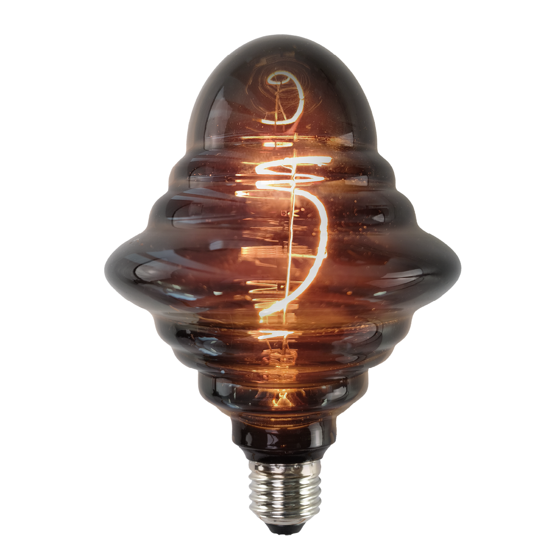 LED Filament Leuchtmittel, UFO, SMOKE, UFOG125, E27, 4 W, 40lm, 1800K, dimmbar