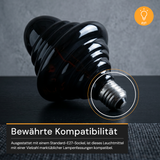 LED Filament Leuchtmittel, UFO, SMOKE, UFOG125, E27, 4 W, 40lm, 1800K, dimmbar