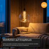 LED Filament Leuchtmittel, E27, 4 W, 120 lm, warmweiß, dimmbar