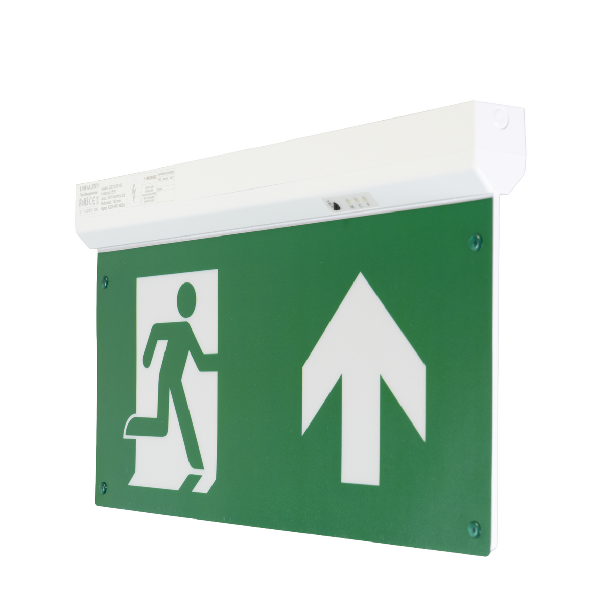 LED-Fluchtwegleuchte 4in1 mit Notstromakku 3h, TEST-Funktion, Dauer- & Notbetrieb