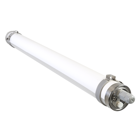 LED-Feuchtraumleuchte, 120 cm, 34 W, 5100 lm, 4000 K, IP69K, ammoniakbeständig, Brandschutz, durchschleifbar, Rohrleuchte