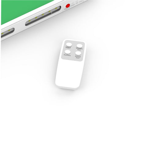 LED-Fluchtwegleuchte, mit Fernbedienung, 8 h Notlicht, Notausgang mit Notstromeinheit, TEST-Funktion, Wandmontage, IP65.