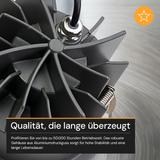 LED Einbauleuchte CCT Downlight, 18 W, 2700–6500 K, IP65, CRI90