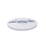 6er Set LED CCT Panel, Ein-/Aufbau, 12W, 1190 lm, ø170x17mm, 3000-4000-6000K einstellbar, Lochdurchm. variabel.