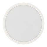 LED Panel mit Fernbedienung, Ø30 cm, weiß, rund, 22 W, 2200 lm, dimmbar, Lichtfarbe einstellbar 3000-6500 K, Slim Design, Nachtlichtmodus.
